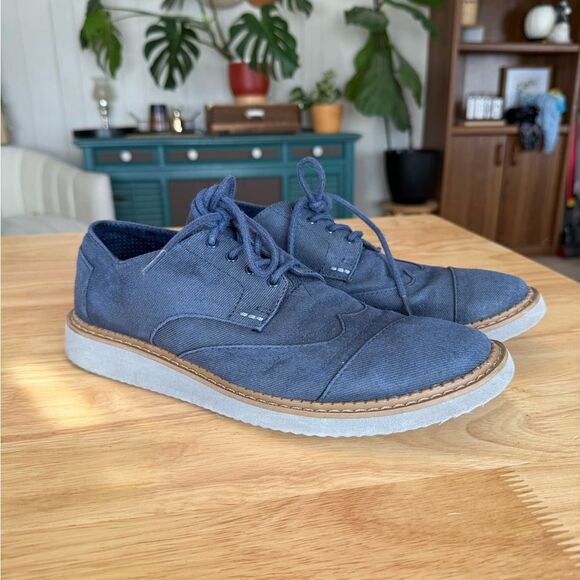 Toms Other - Toms Men's Navy Oxfords